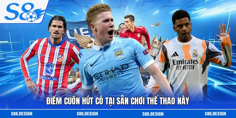 Điểm cuốn hút có tại sân chơi thể thao này